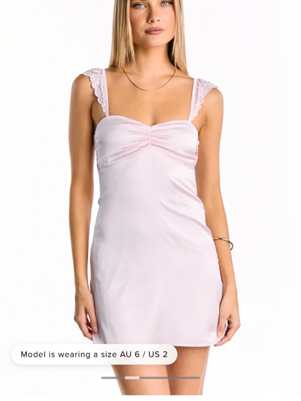 Raph Light Pink Party Mini Dress